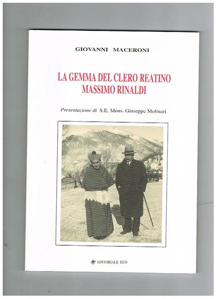 La gemma del clero reatino Massimo Rinaldi.
