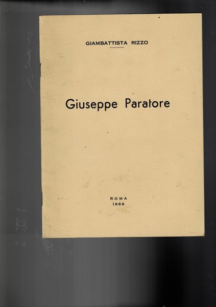 Giuseppe Paratore.