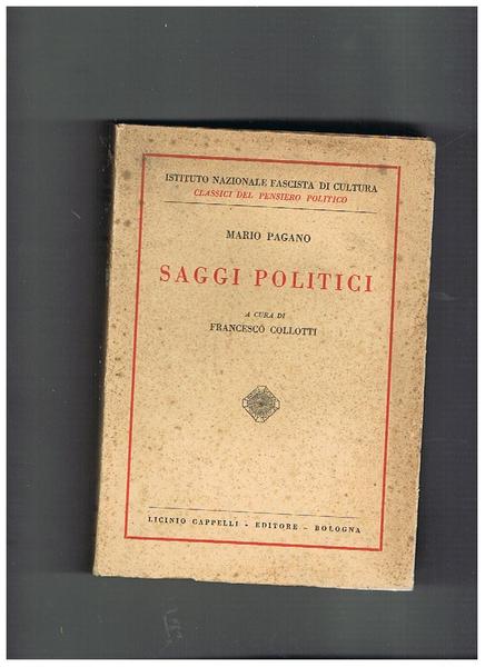Saggi politici de' principii, progressi, e decadenza delle società. A …