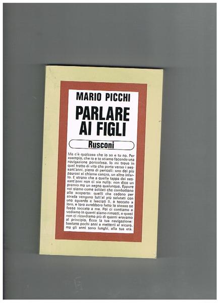 Parlare ai figli.