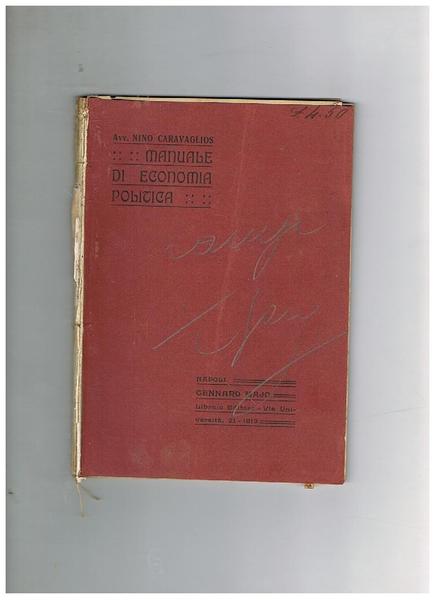 Manuale di economia politica.