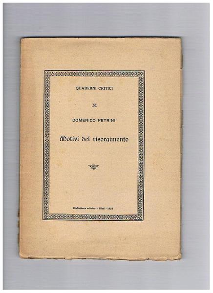 Motivi del risorgimento.