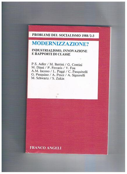 Modernizzazione. Testi di Adler, Battini, Contini, Diani, Ferraris, Foa, Iacono, …