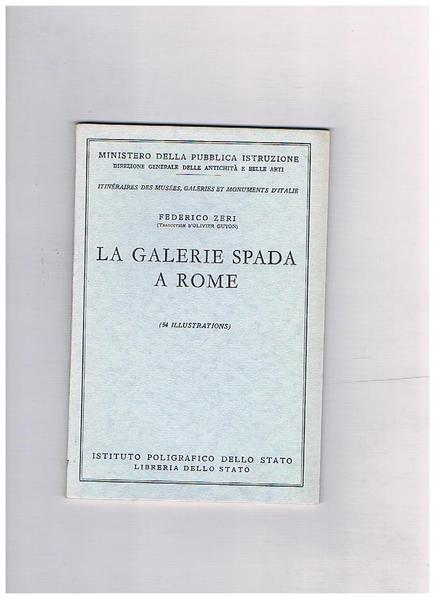 La Galerie Spada a Rome (edizione in francese con 54 …