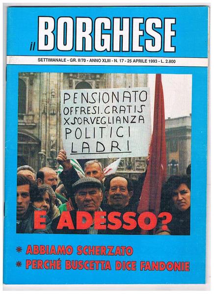 Il Borgese, settimanale (fondato da Longanesi), disponiamo dal n° 11 …