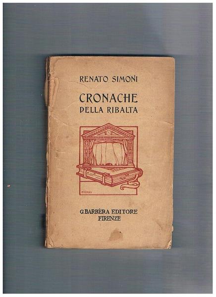 Cronache della ribalta 1914-1922.