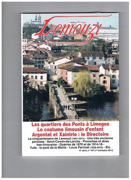 Lemouzi revue franco-limousine. Disponiamo del n° 197 - I° trimestre …