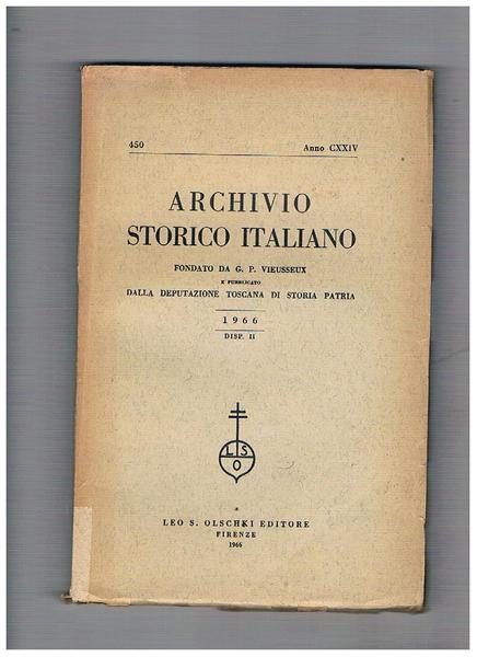Archivio storico italiano, trimestrale fondato da G. P. Viesseux. Anno …