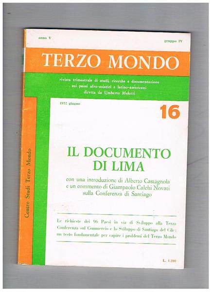Il documento di Lima, con una introduzione di A. Castagnola …