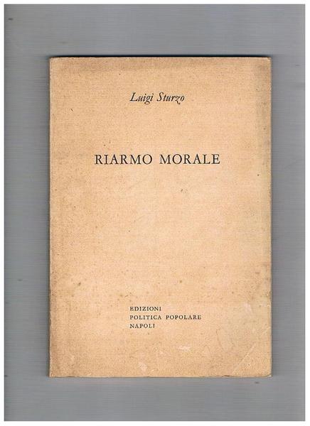 Riarmo morale.