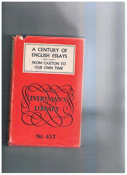 A Century of English Essays.