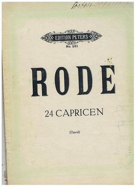 24 Caprices en forme d'Etudes pour Violon seul dans les …
