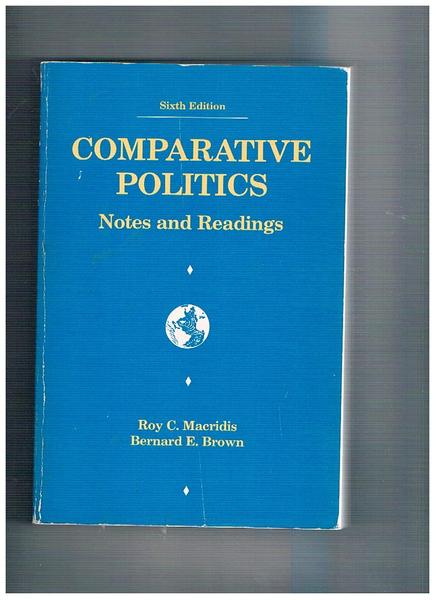 Comparative Politics Notes and Readings. VI edition.