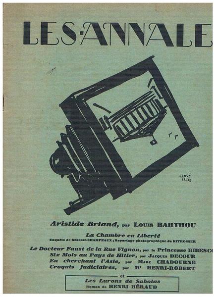 Les Annales politique et littéraires. Grande Revue litteraire de la …