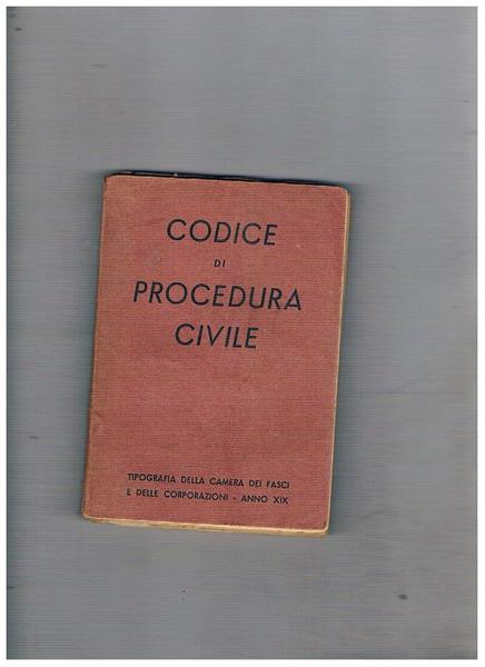 Codice di procedura civile.
