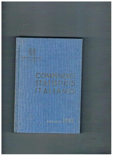 Compendio statistico italiano 1981.