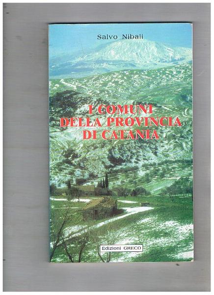 I comuni della provincia di Catania.