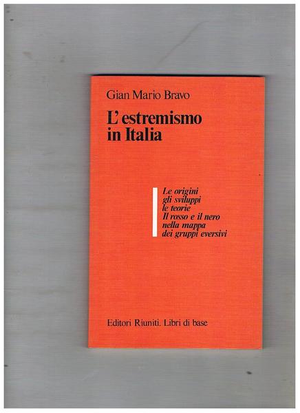 L'estremismo in Italia.