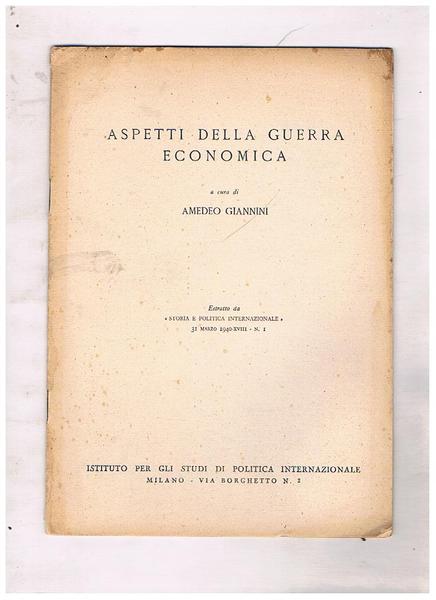 Aspetti della guerra economica estratto.