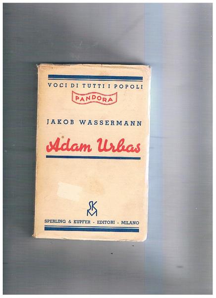Adam Urbans. Traduzione di marianna Cavalieri.
