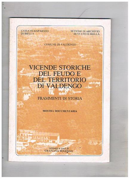 Vicende storiche del feudo del territorio di Valdengo. Frammenti di …
