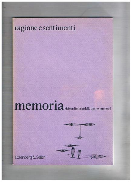 Memoria. Rivista di storia delle donne. N. 1. Monografico. Ragione …