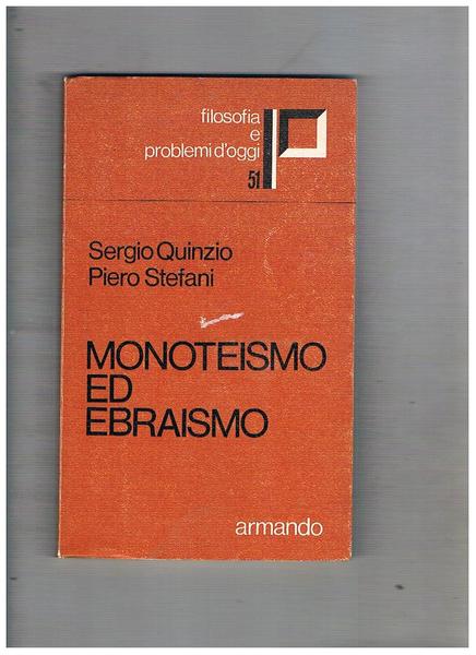 Monoteismo ed ebraismo.