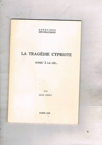 La tragédie cypriote jusqu'à la lie…