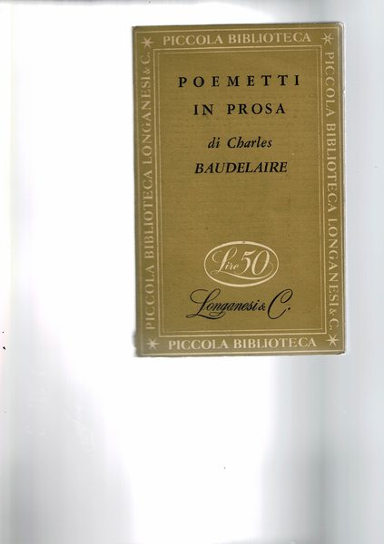 Poemetti in prosa.
