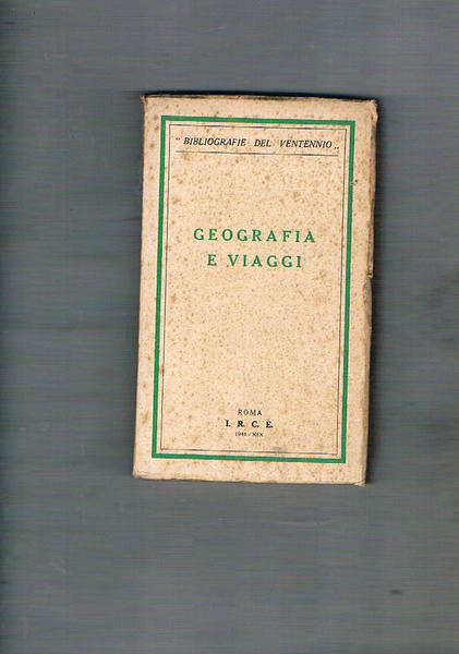 Geografia e viaggi.