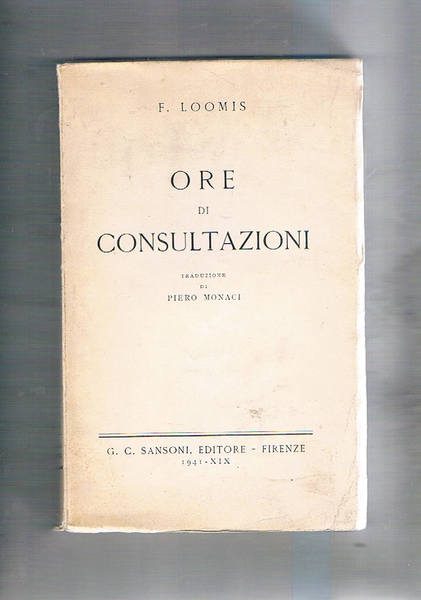 Ore di consultazione.