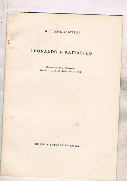 Leonardo e Raffaello. Estratto.