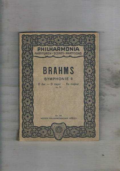 Symphonie II D dur/D major/ Ré majeur op. 73. Partituren …