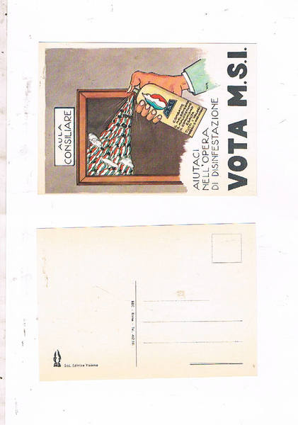 Cartolina di cm. 15 X 10,5 drl M.S.I. illustrata a …