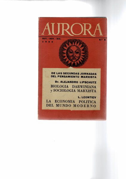 Aurora. Trimestrale di economia, disponiamo del n° 8 del 1966 …