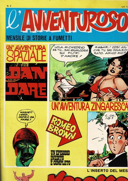 L'Avventuroso, mensile di storie a fumetti. anno I° n° 2 …