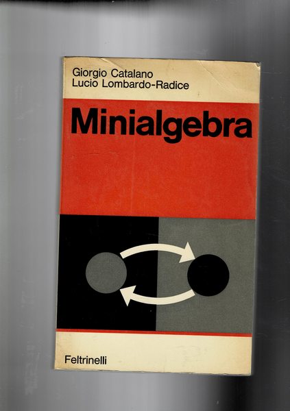 Minialgebra. Prima edizione.