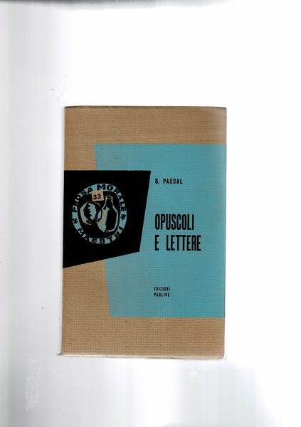 Opuscoli e lettere. a cura di Gennaro Auletta.