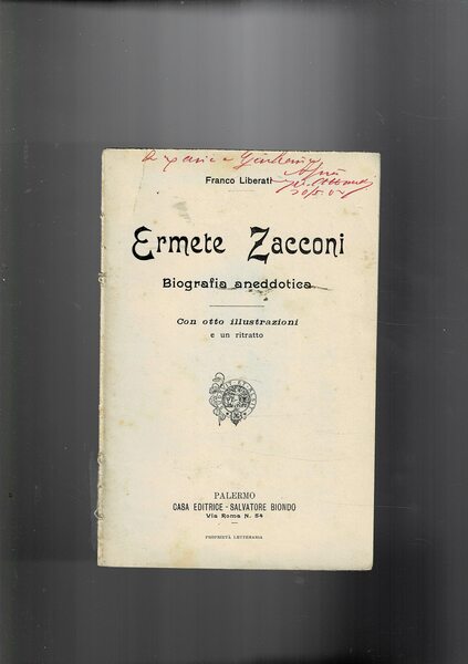 Ermete Zacconi, biografia aneddotica.