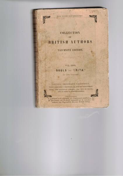 Souls a comedy of intentions. Collection of british authors.