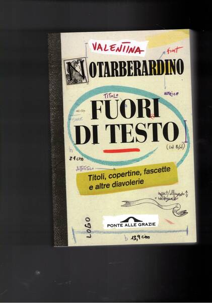 Fuori di testo. Titoli, copertine, fascette e altre diavolerie.
