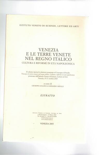 Il Sònito di mille voci: Venezia napoleonica tra feste, satire …