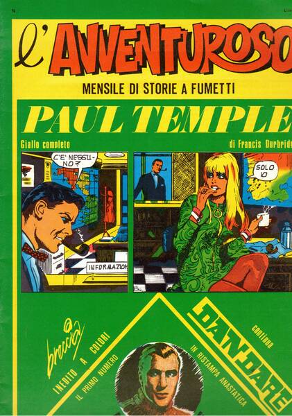 L'avventuroso, mensile di storie a fumetti. Nuova serie anno I° …