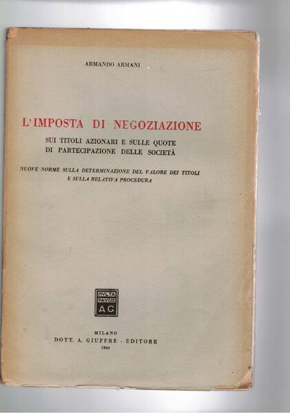 L'imposta di negoziazione sui titoli azionari e sulle quote di …