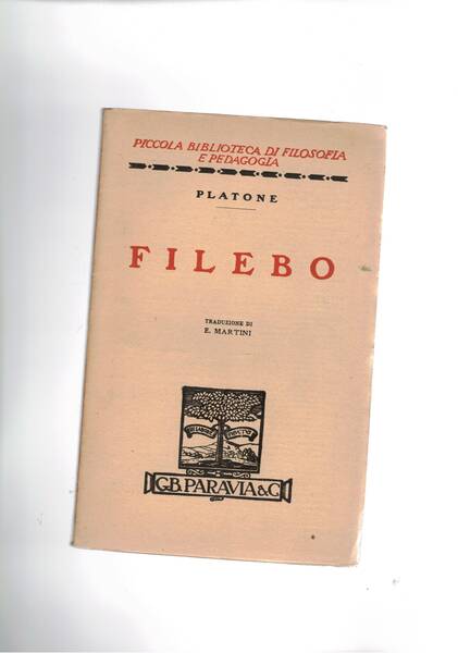Filibeo. Traduz. di E. Martini.