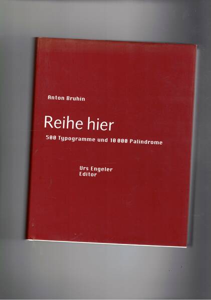500 typogramme und 10.000 palindrome.