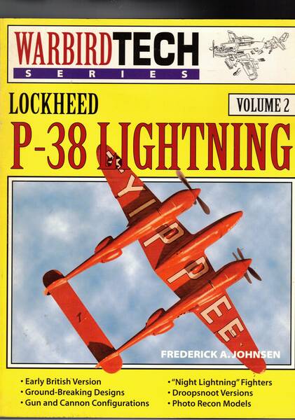 Lockheed P-38 Lightning. n° 2 di Warbirdtech serie.
