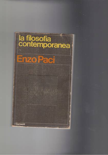 La filosofia contemporanea.