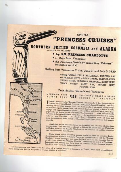 Special "Princess Crises" to Northen British Columbia and Alaska via …