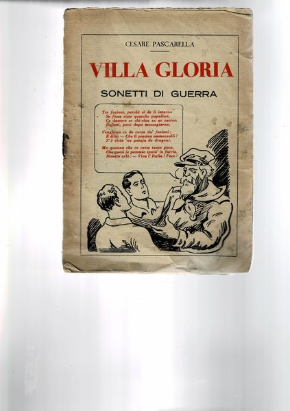 Villa Gloria. Sonetti di Guerra.